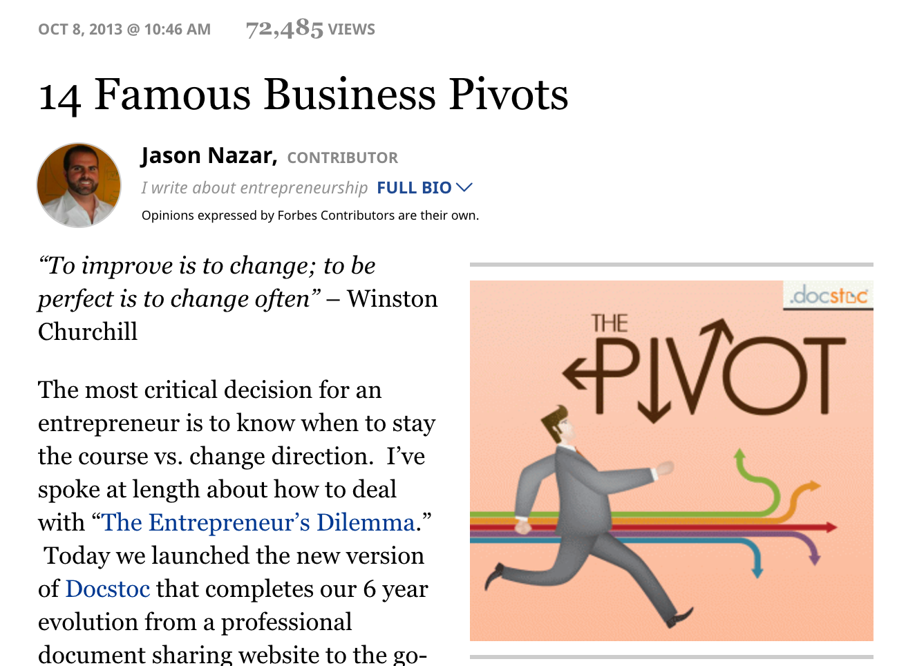 14 Famous Business Pivots